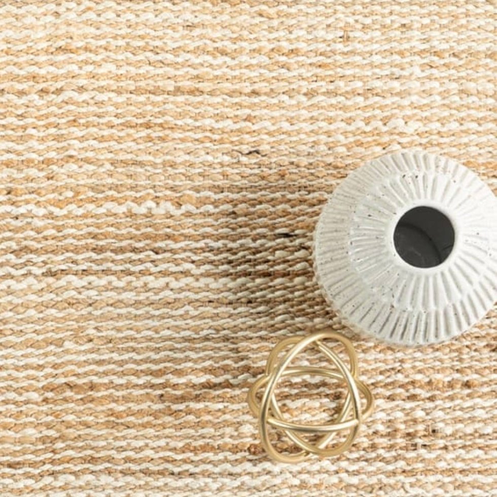 Natural fiber jute rug - Image 3