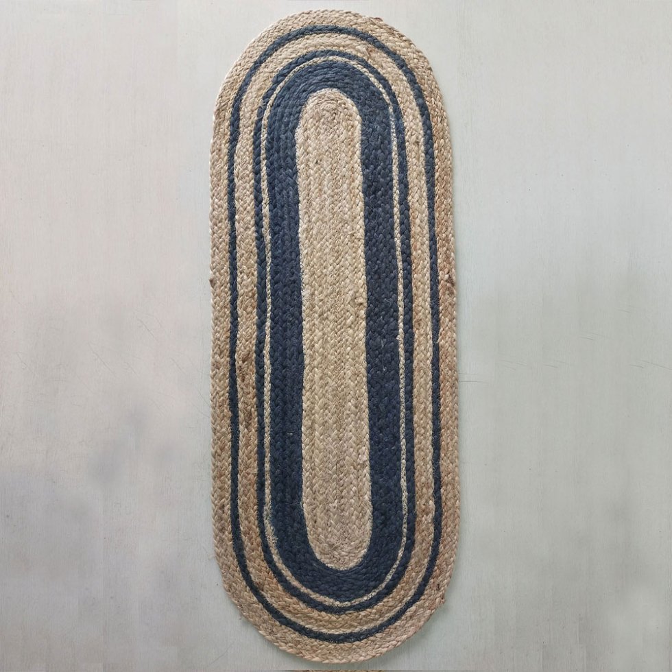 Oval jute table runner and placemats - Image 3