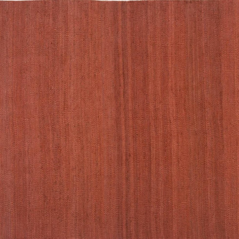 Red jute and hemp rug - Image 4