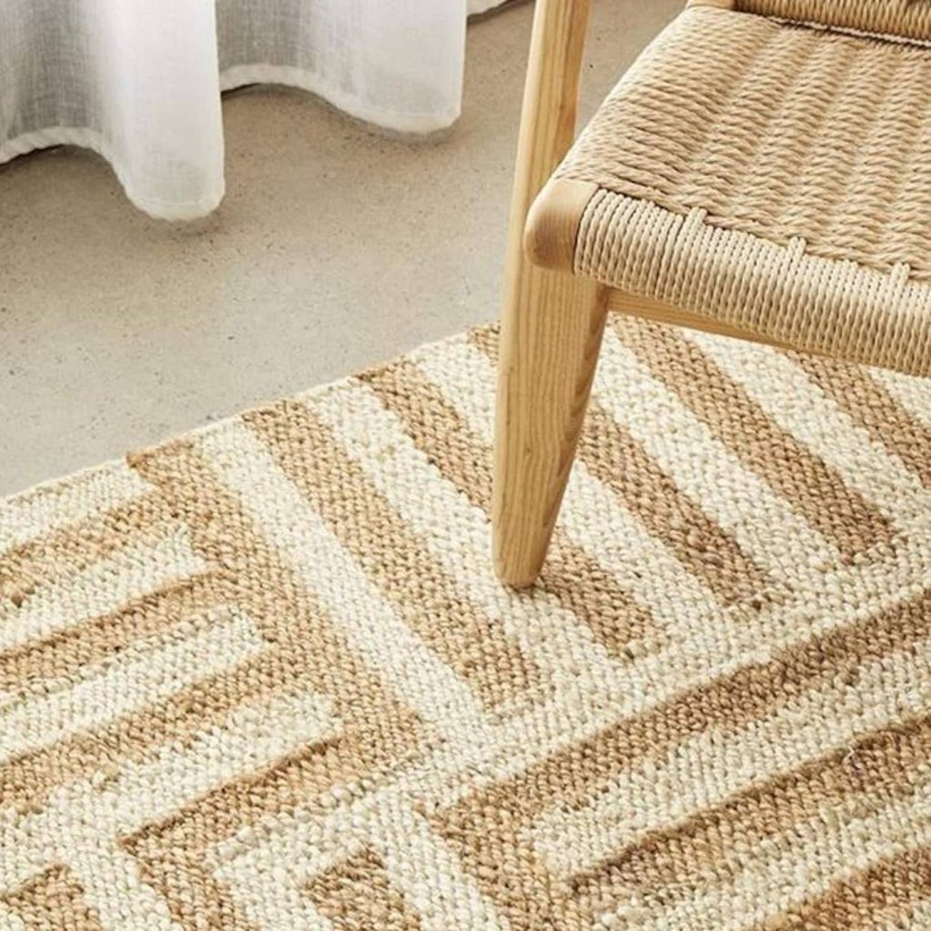 Jute Rug Styling Scandinavian Style Hemp Jute Rug