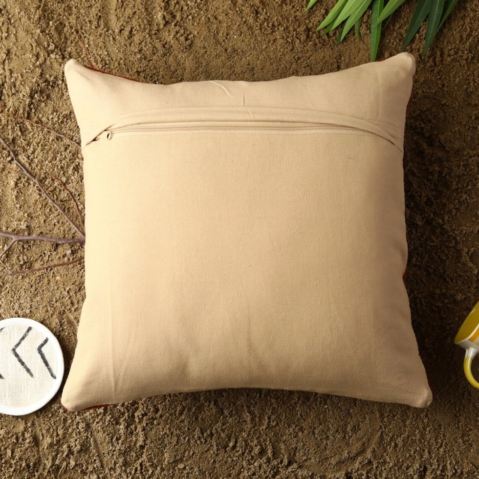 Turkish style wool and jute kilim poillow - Image 3