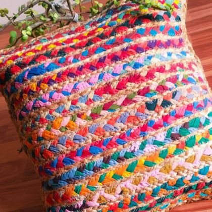 Jute pillows