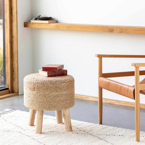 What Is A Jute Ottoman? jute ottoman style