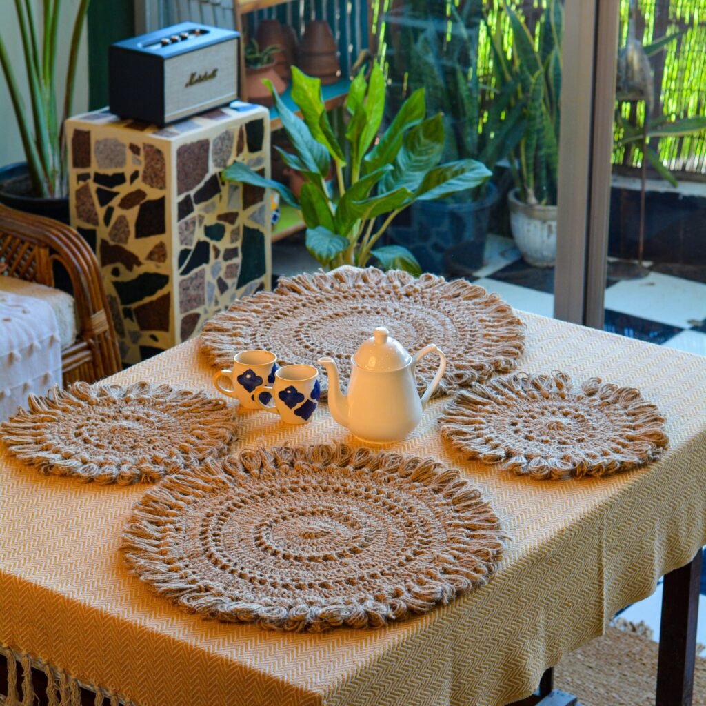 jute placemat designs