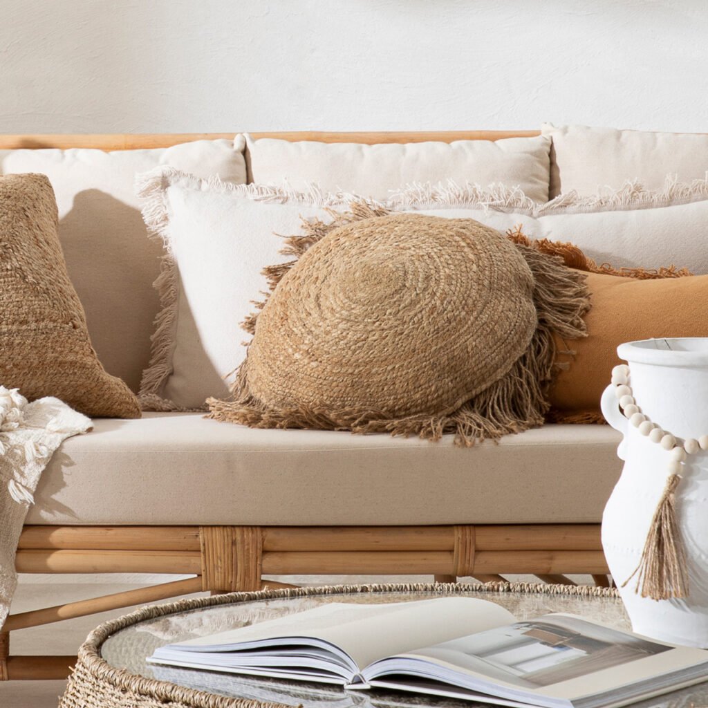 How To Clean Jute Pillows? jute round pillow