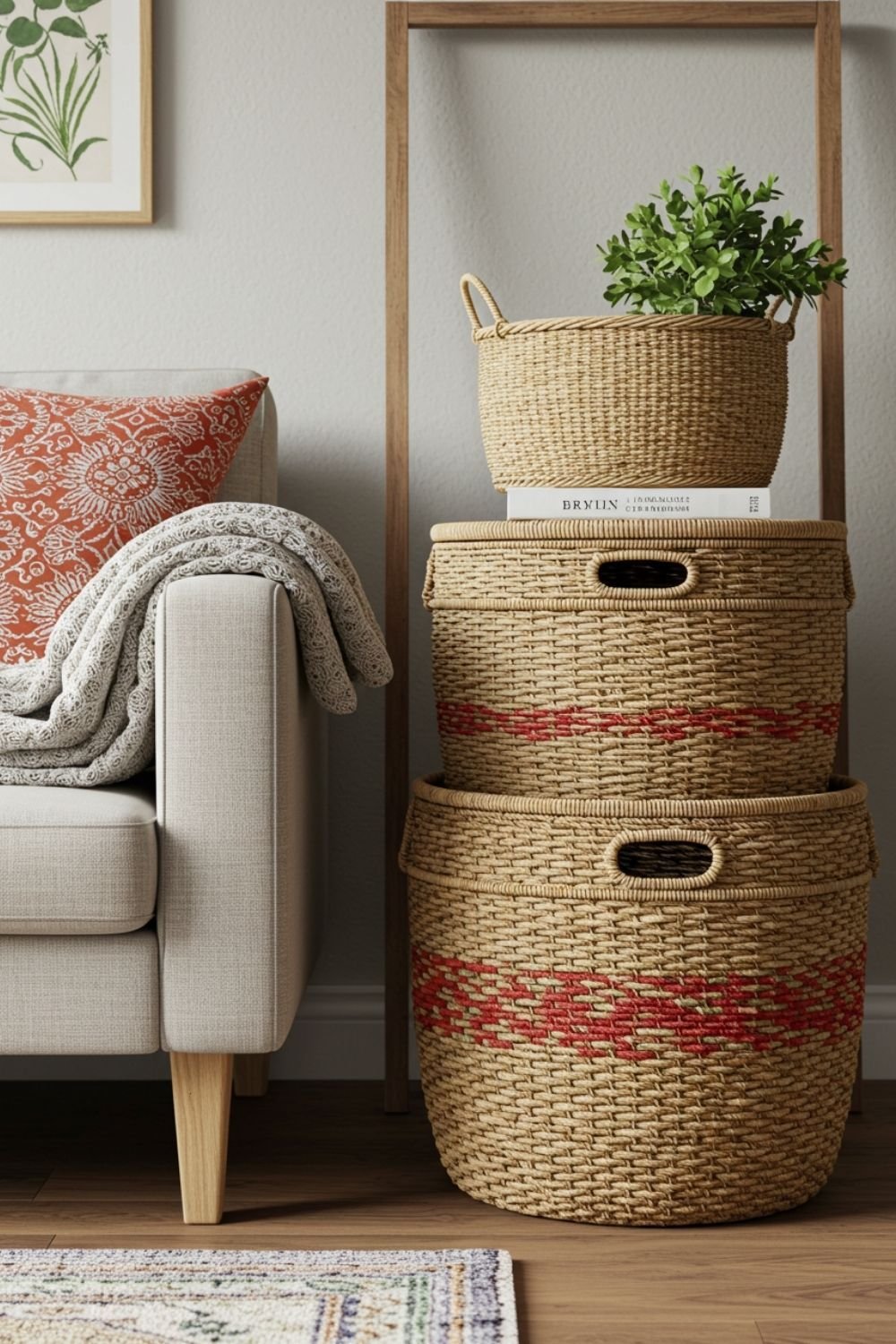 Cestas de yute vs. cestas de cuerda de algodón: ¿Cuál es más duradera? boho jute baskets
