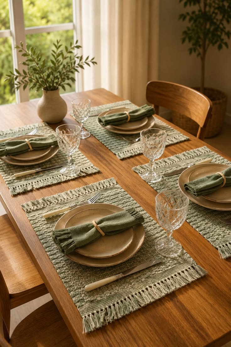 jute placemats rectangular