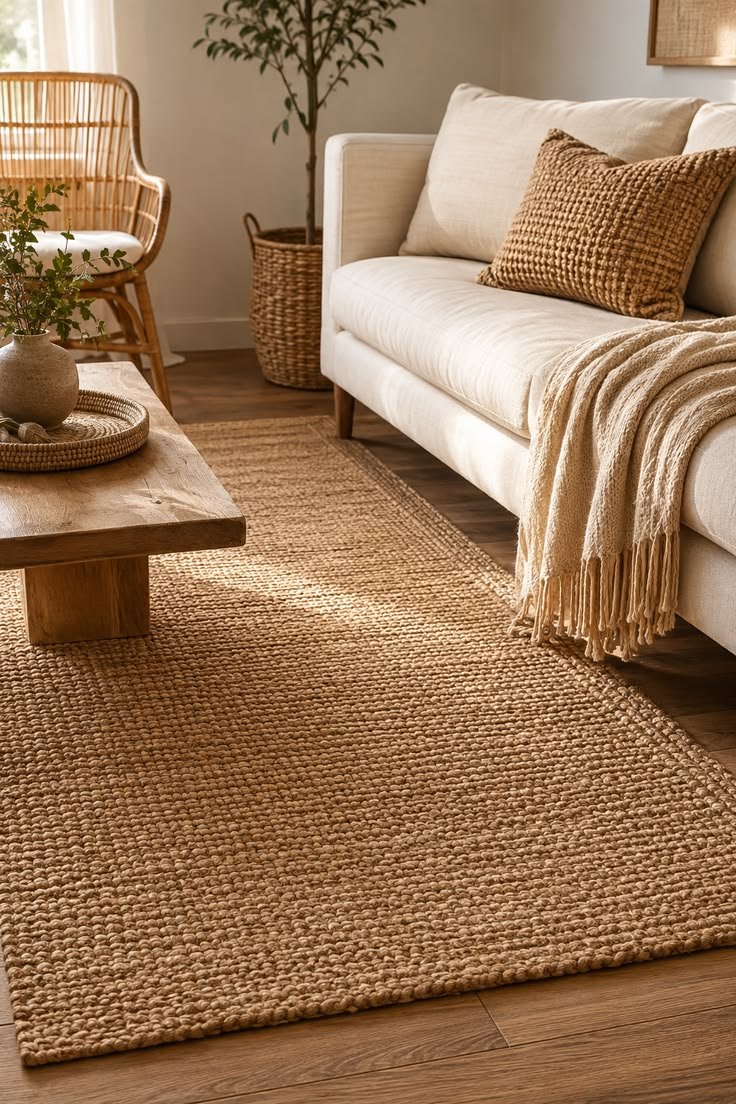 jute rugs area